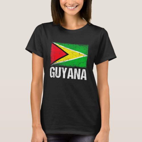 Guyana Flag Men Women Kid Patriotic T_Shirt