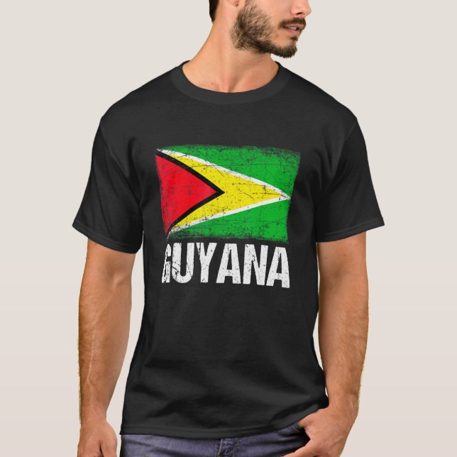 Guyana Flag Men Women Kid Patriotic T-Shirt (Front)