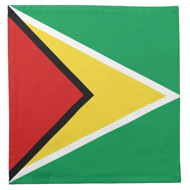 Guyana Flag Napkin (Front)
