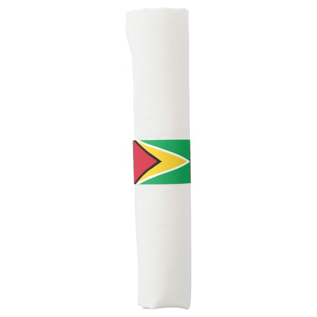 Guyana flag  napkin bands (Front)