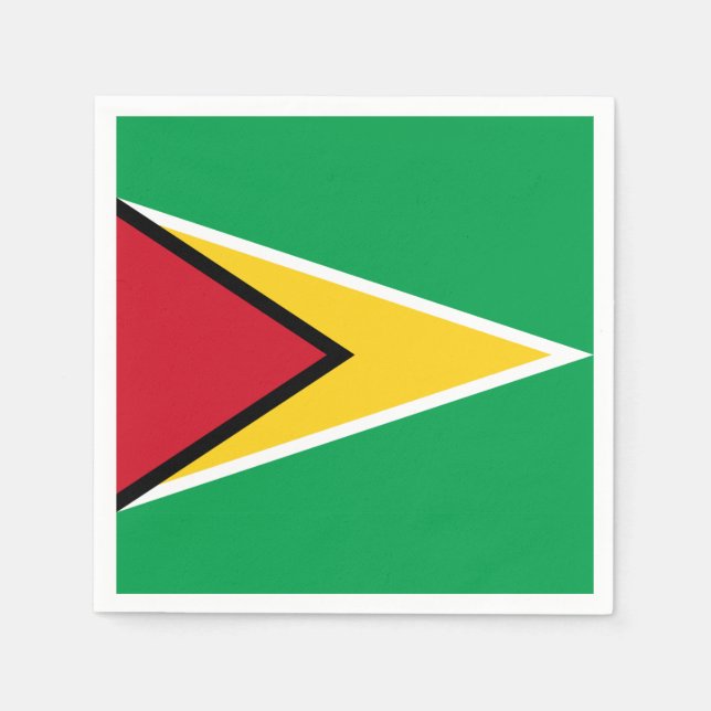 Guyana flag  napkins (Front)