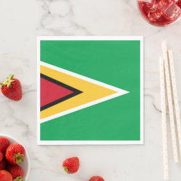 Guyana flag napkins