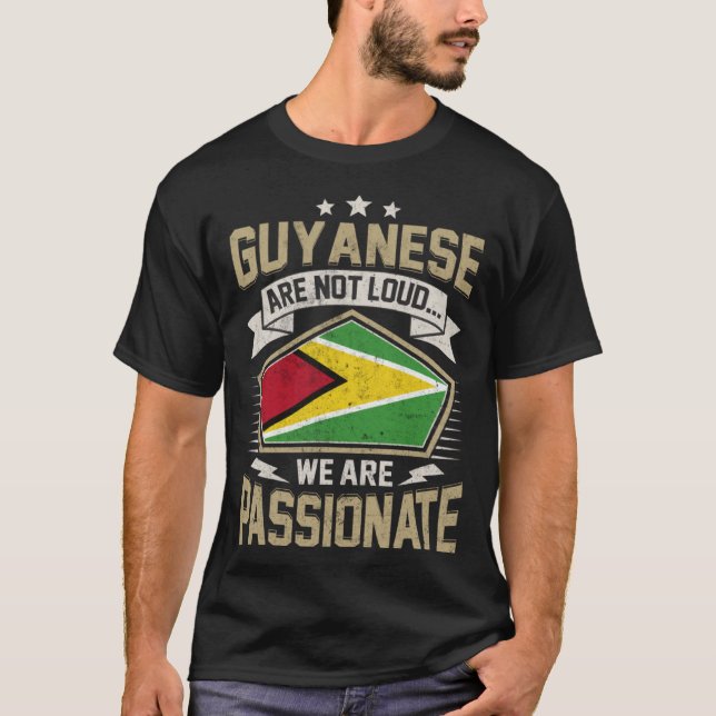 Guyana Flag Passionate Guyanese Girls & Women T-Shirt (Front)