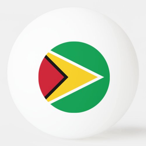 Guyana Flag Ping Pong Ball