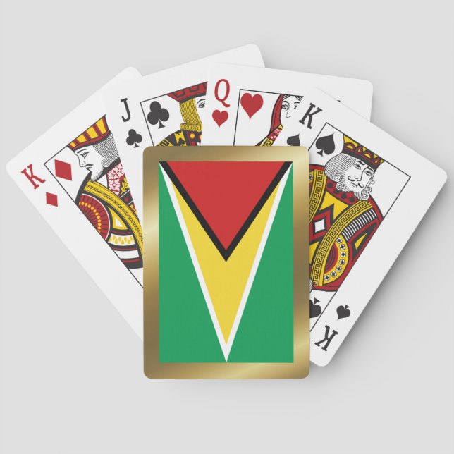 Guyana Flag Playing Cards (Back)