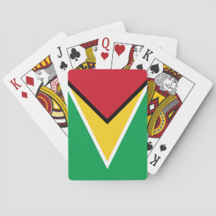 Guyana Flag Poker Cards