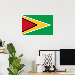 Guyana flag poster