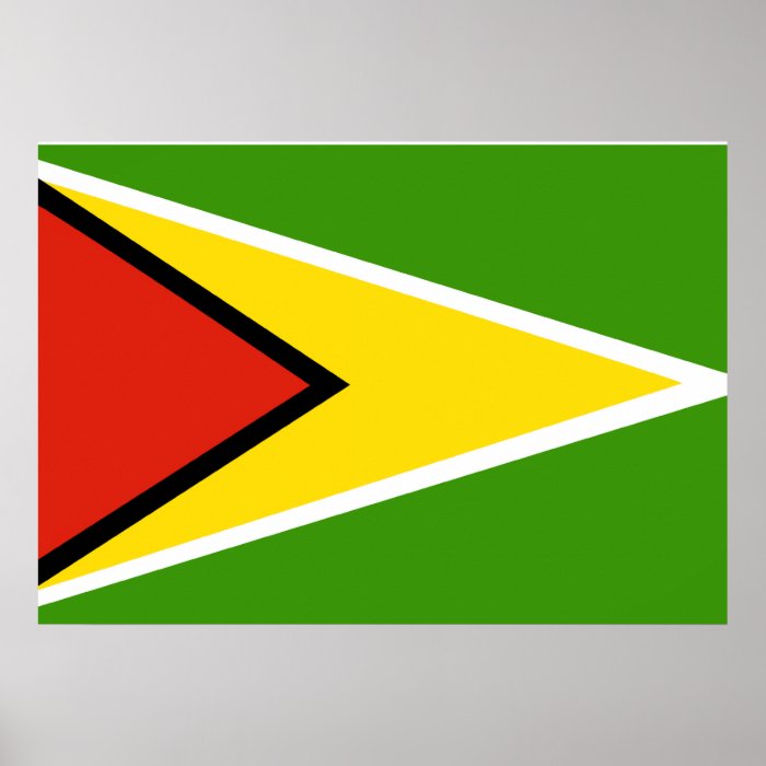 Guyana Flag Print