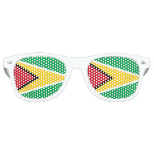 Guyana Flag Retro Sunglasses