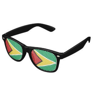 Guyana Flag Retro Sunglasses