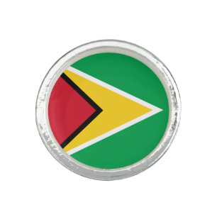 Guyana Flag Ring