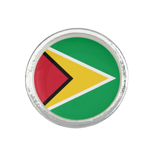 Guyana Flag Ring (Front)