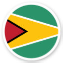 Guyana Flag Round Sticker