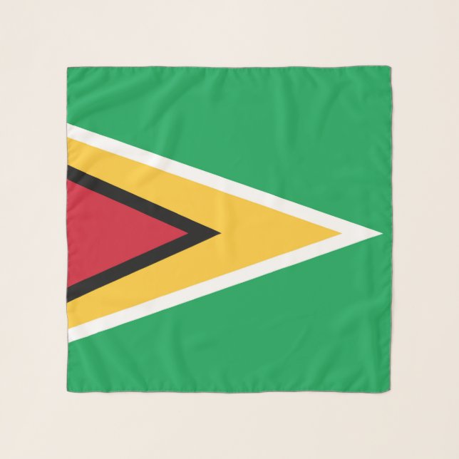 Guyana flag scarf (Front)