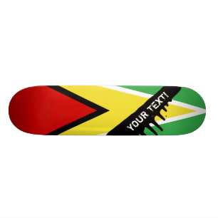 Guyana Flag Skateboard