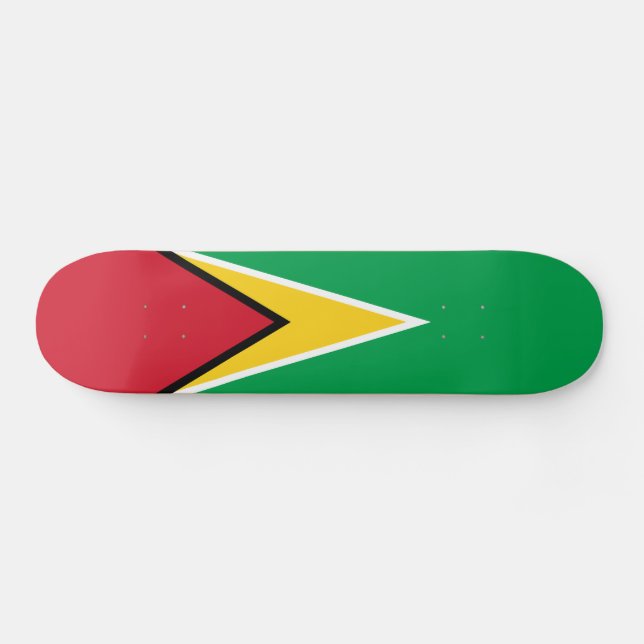 Guyana Flag Skateboard (Horz)