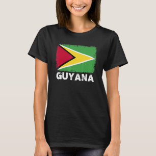 Guyana Flag Support Guyanese People Women Men T-Shirt