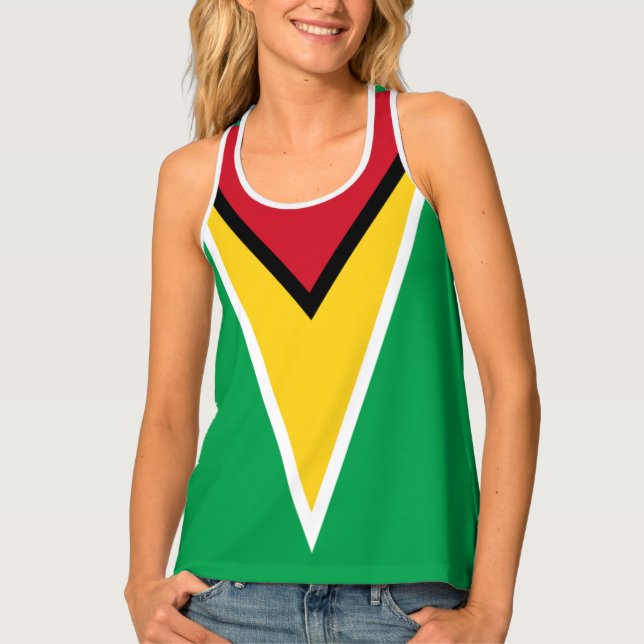 Guyana flag Tank Top (Front)