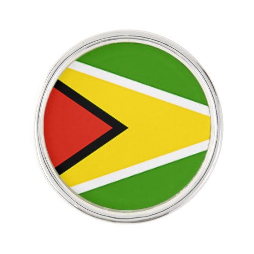 Guyana Flag The Golden Arrowhead Lapel Pin