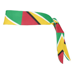 Guyana flag tie headband