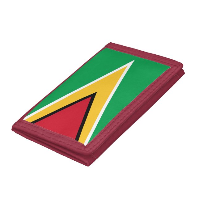 Guyana flag tri-fold wallet (Bottom)