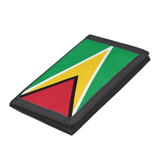 Guyana flag  tri-fold wallet (Bottom)
