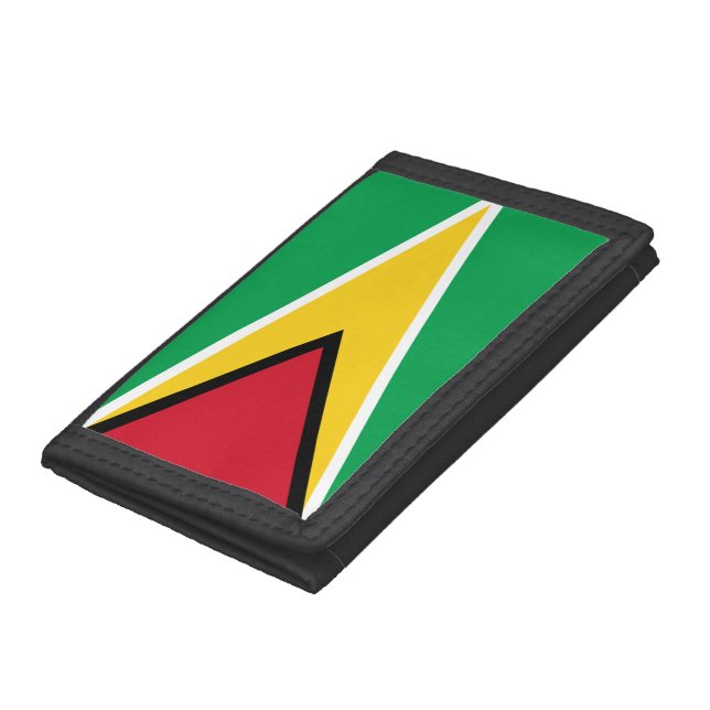 Guyana Flag Trifold Wallet (Bottom)