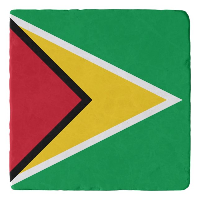 Guyana Flag Trivet (Front)