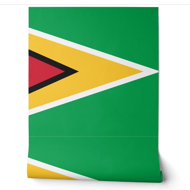 Guyana flag wallpaper  (Unrolling)