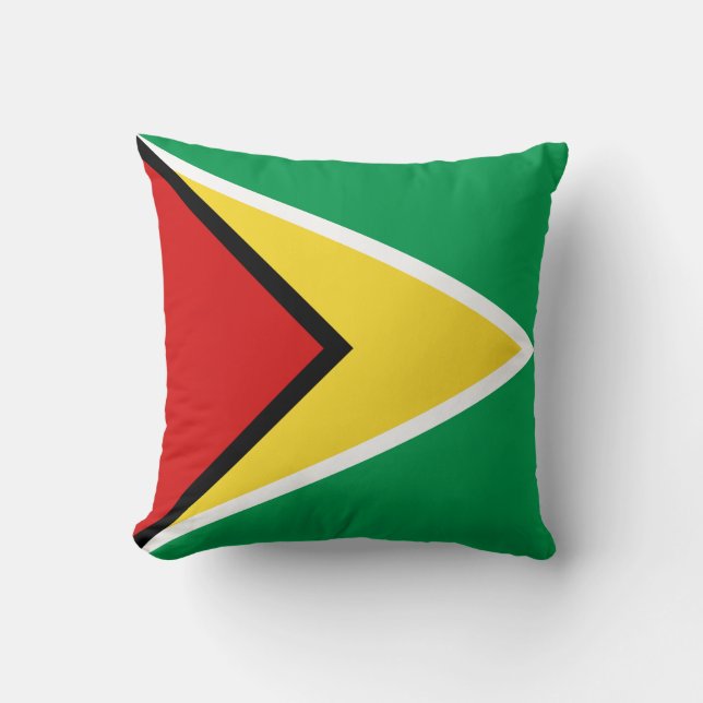 Guyana Flag x Flag Pillow (Front)