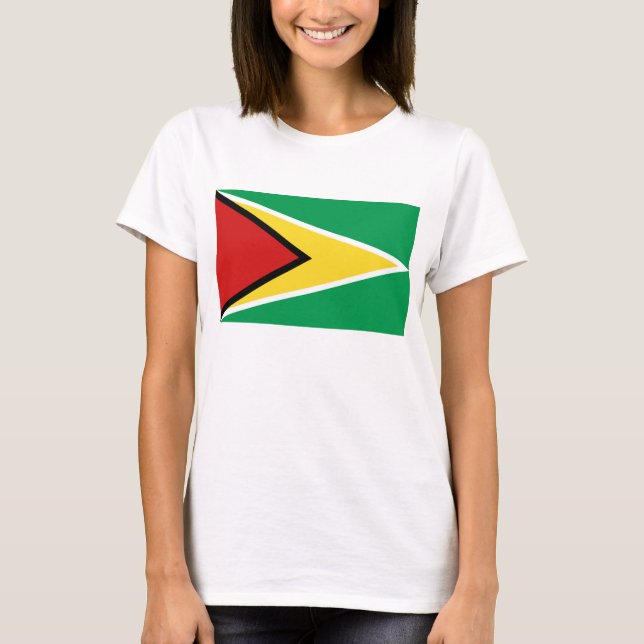 Guyana Flag x Map T-Shirt (Front)