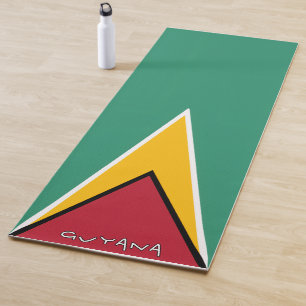 Guyana Flag Yoga Mat