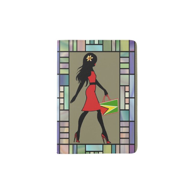 Guyana Girl Custom Passport Holder (Front)