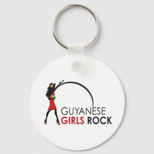Guyana Girl Keychain