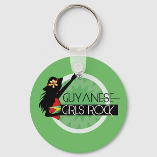 Guyana Girl Keychain