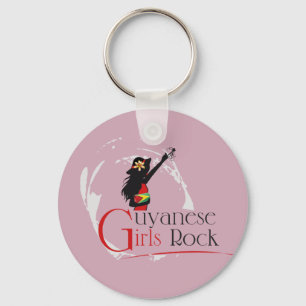 Guyana Girl Keychain