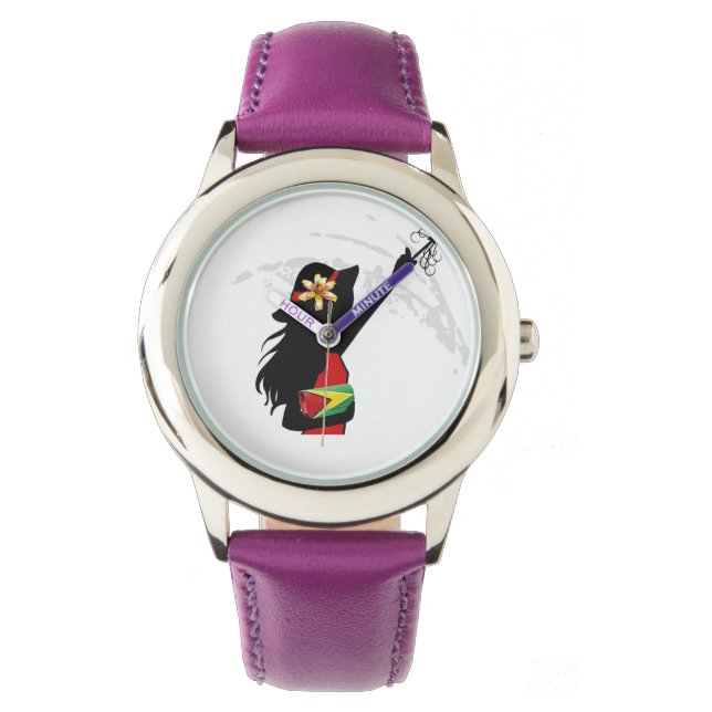 Guyana Girl Kids Watch (Front)