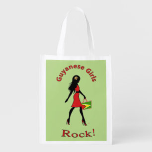 Guyana Girl Reusable Bag