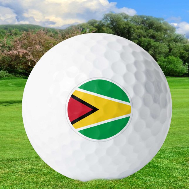 Guyana Golf Balls, Guyana Flag Golfers / Patriots Balls (Creator Uploaded)
