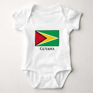 Guyana (Guyanese) Flag Baby Bodysuit