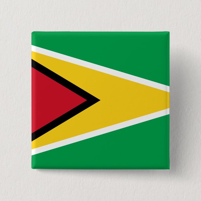 Guyana (Guyanese) Flag Button (Front)
