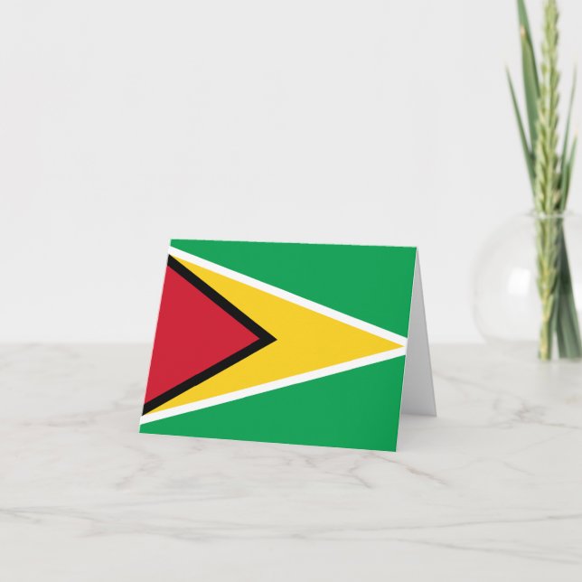 Guyana (Guyanese) Flag Card (Front)