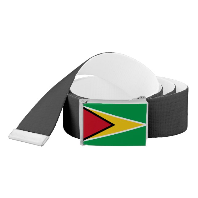 Guyana Guyanese Flag Independence Caribbean Belt (Snake)
