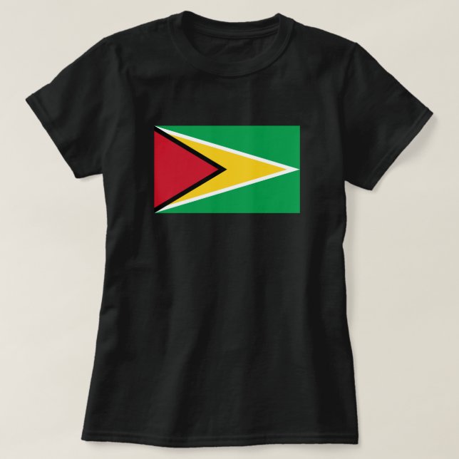Guyana Guyanese Flag Independence Caribbean T-Shirt (Design Front)