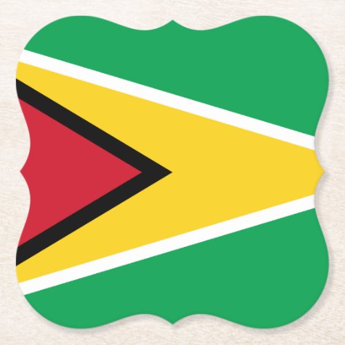 Guyana Guyanese Flag Paper Coaster