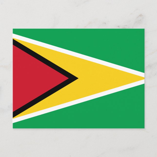 Guyana (Guyanese) Flag Postcard (Front)