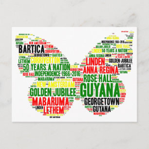 Guyana Independence Celebration Postcard