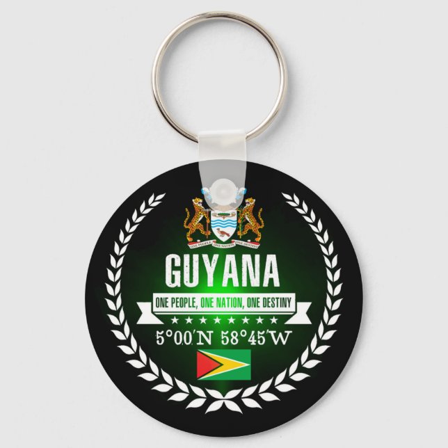 Guyana Keychain (Front)