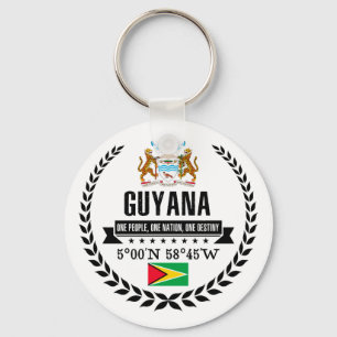 Guyana Keychain