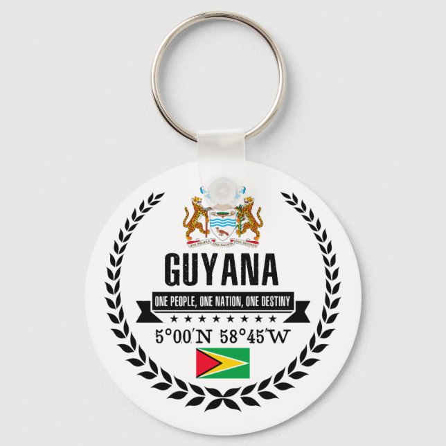 Guyana Keychain (Front)